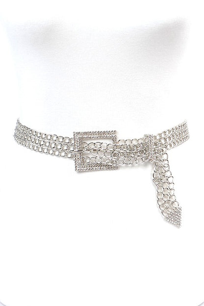 Iconic Buckle Chain Belt