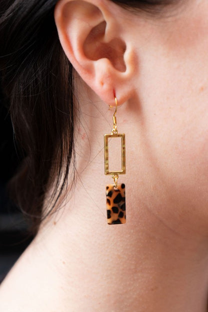 Raya Earrings - Cheetah