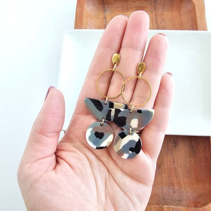 Wren Earrings - Camo