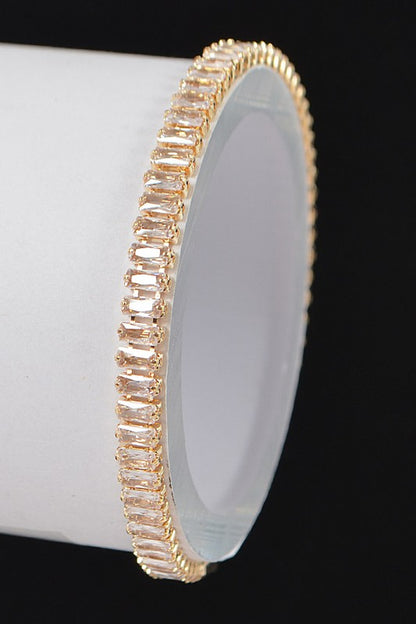 Baguette CZ Tennis Bracelet