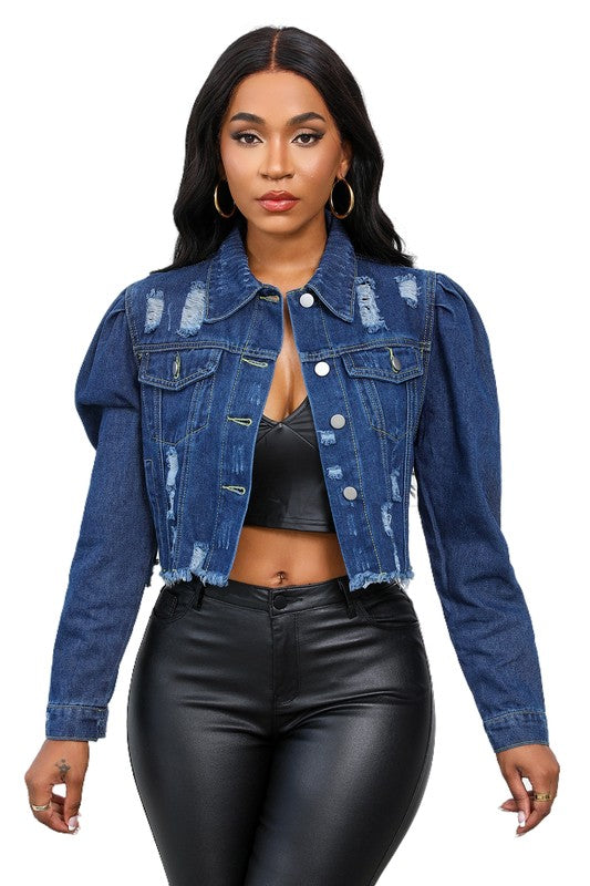 Popping It Denim Jacket