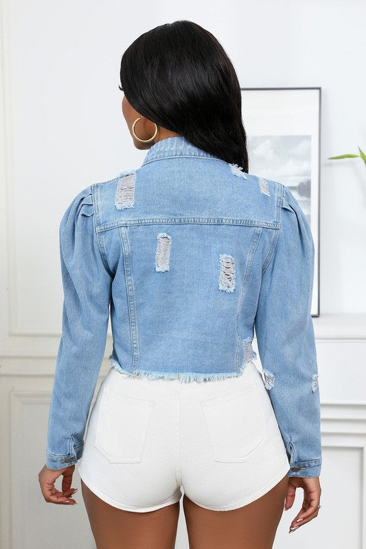 Popping It Denim Jacket