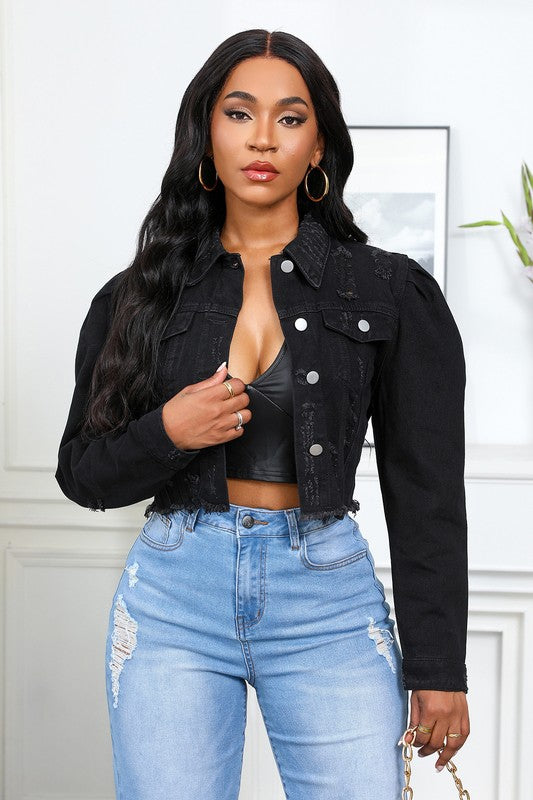 Popping It Denim Jacket