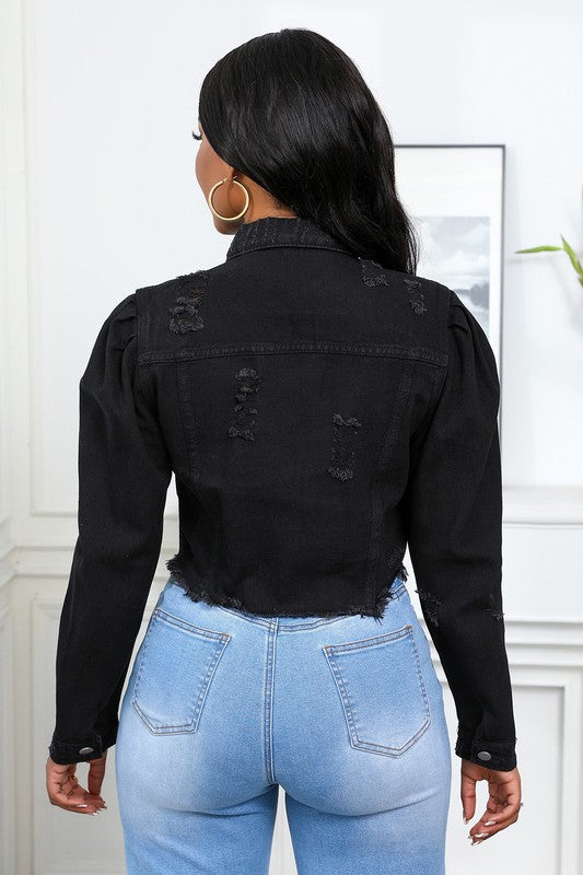 Popping It Denim Jacket