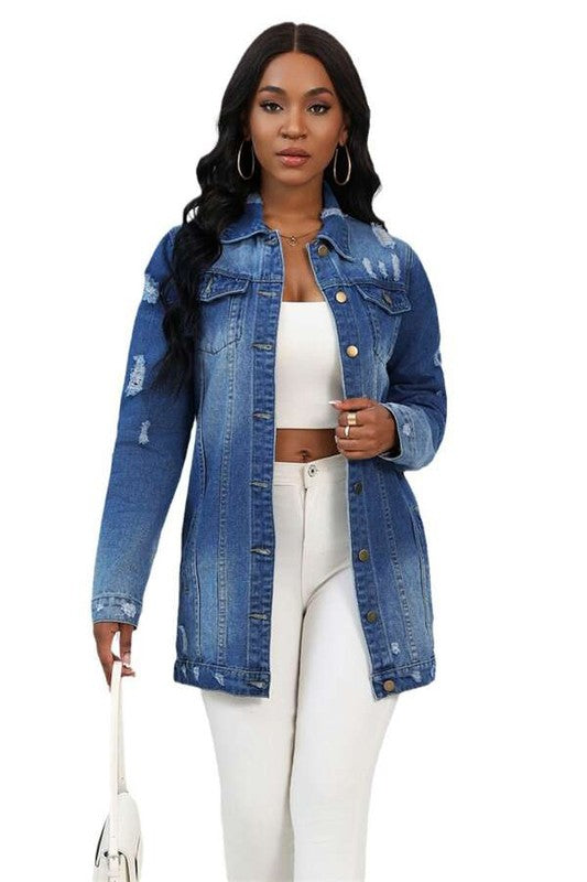 A Girls Favorite Fashion Denim Jacket