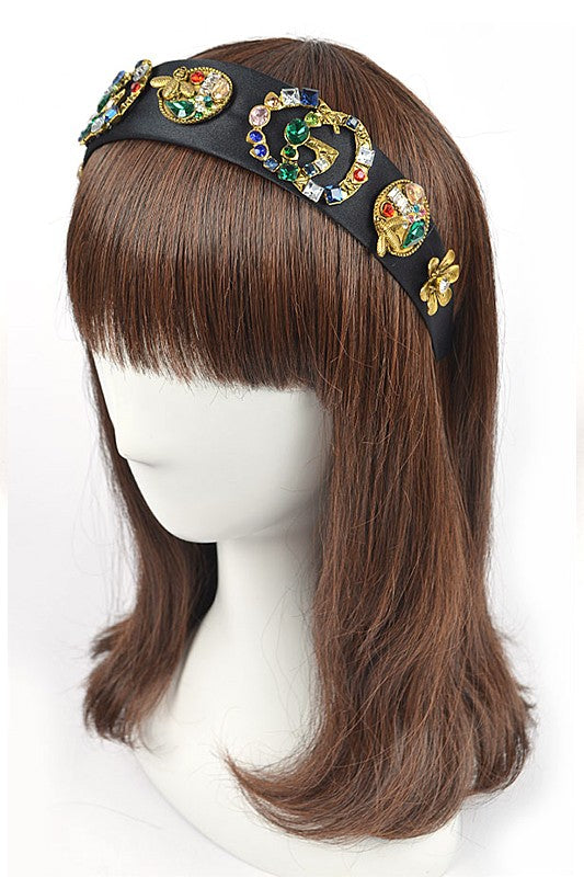 Bejeweled Crystal Bee Iconic Headband