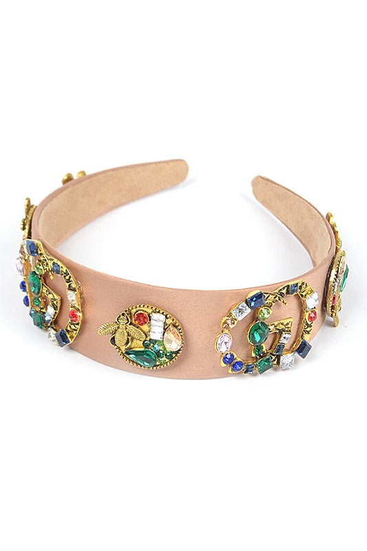 Bejeweled Crystal Bee Iconic Headband