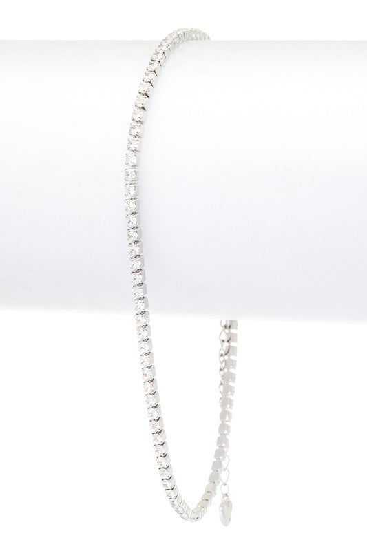 Dainty CZ Tennis Bracelet