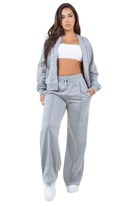 Ashley Fashion Sweatsuit Two Piece Pant Set