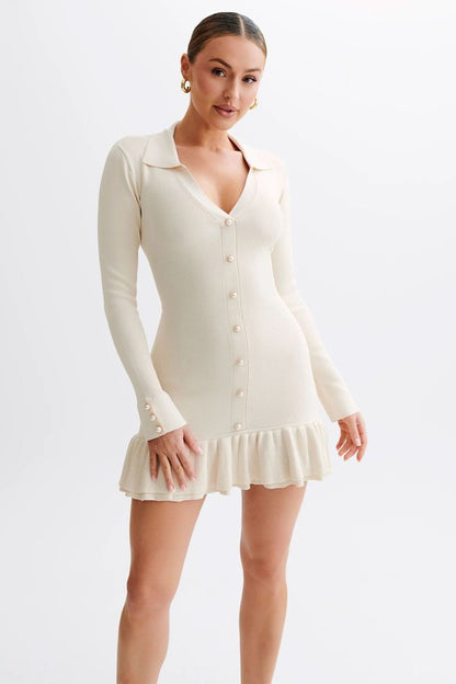 Serving For All Fashion Sweater Mini Dress