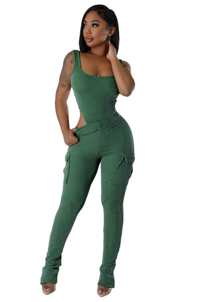 Show Curves Sexy Summer Two Piece Pants Set