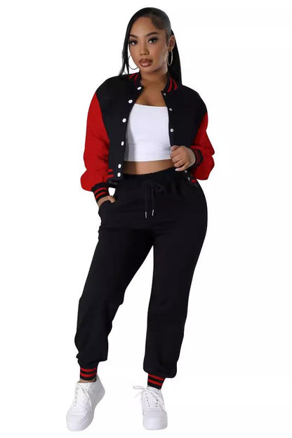 Shopping Fit Fashion Two Piece Pant Set