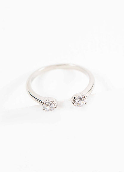 Twin Stone Adjustable Ring