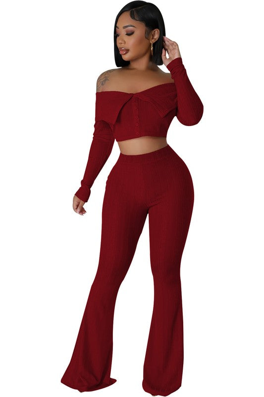 In Charge Fashion Two Piece Pants Set