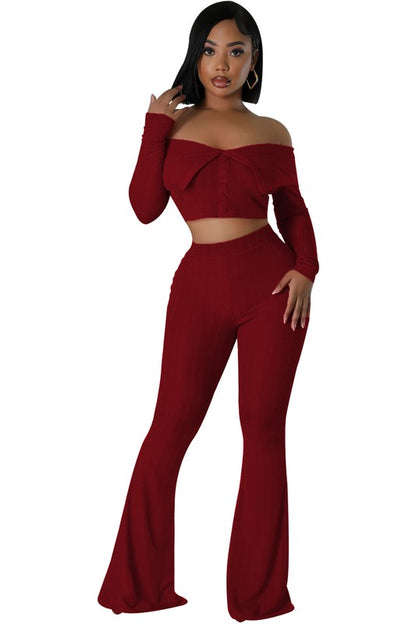 In Charge Fashion Two Piece Pants Set