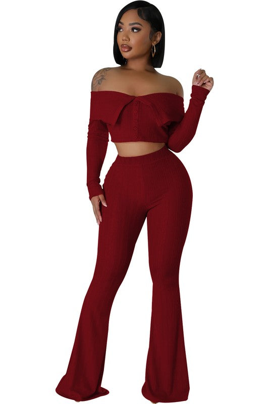 In Charge Fashion Two Piece Pants Set