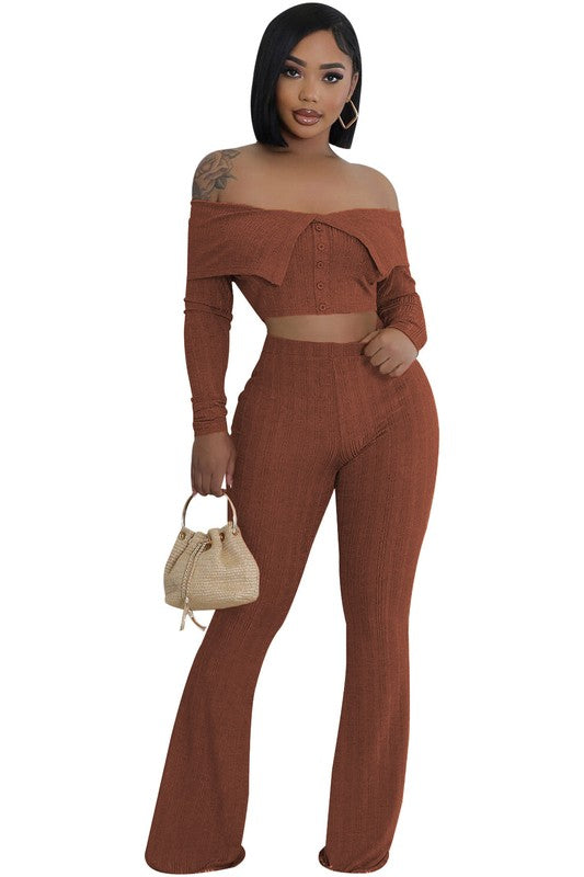 In Charge Fashion Two Piece Pants Set