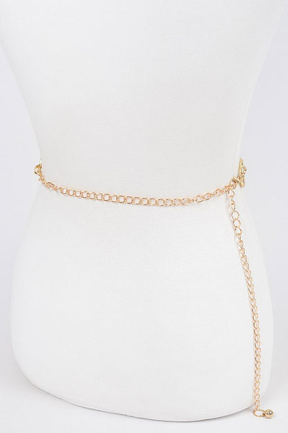 Mix Ring Station Fashion Chain Belt