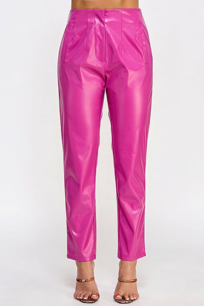 Faux Leather Pants