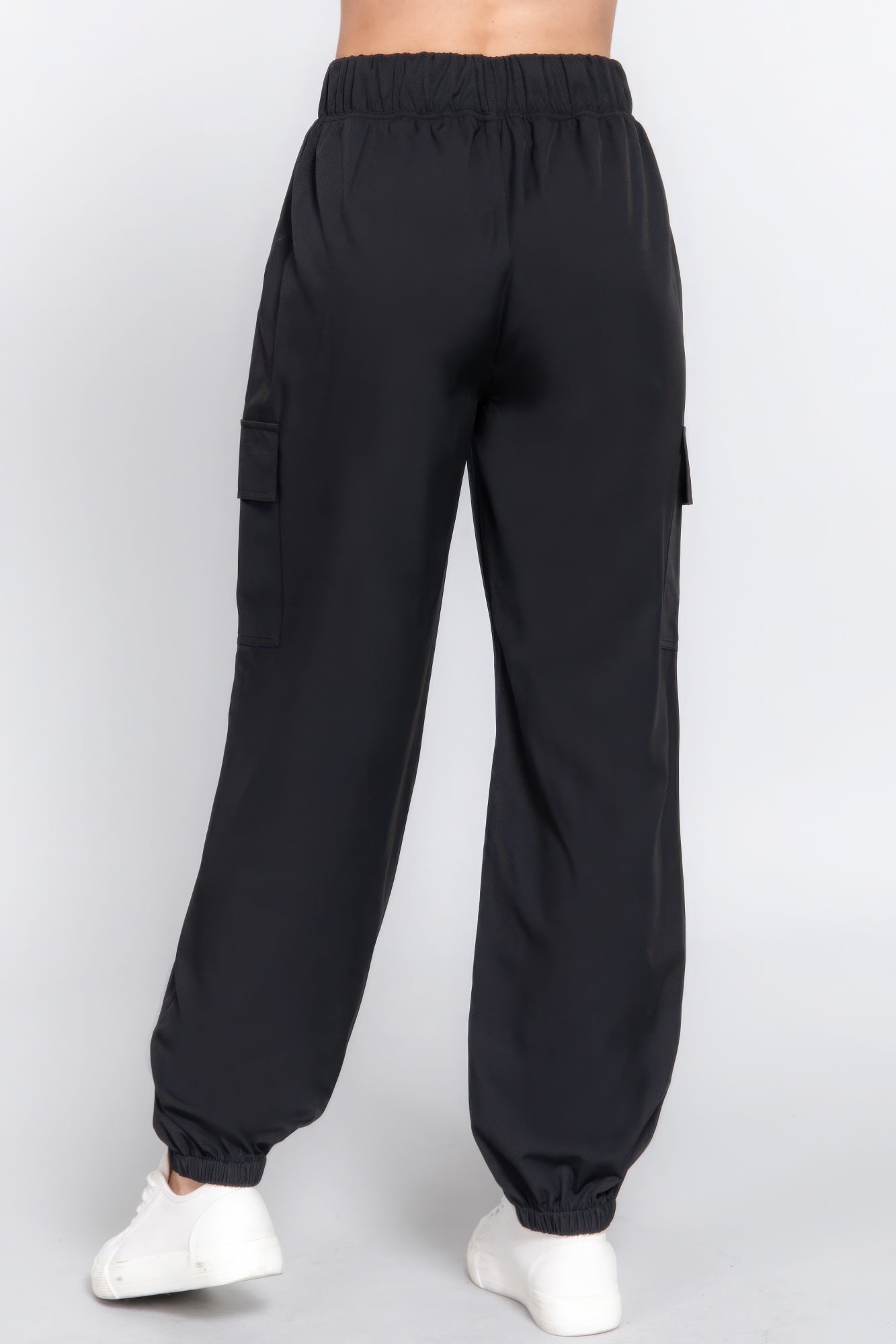 Light Weight Stretch Woven Cargo Jogger Pants