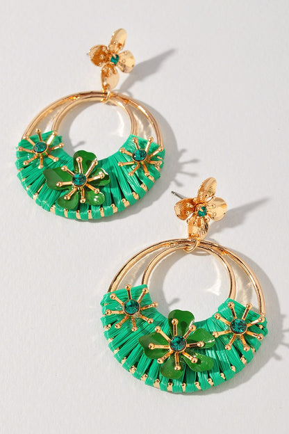 Flower Drop Earrings