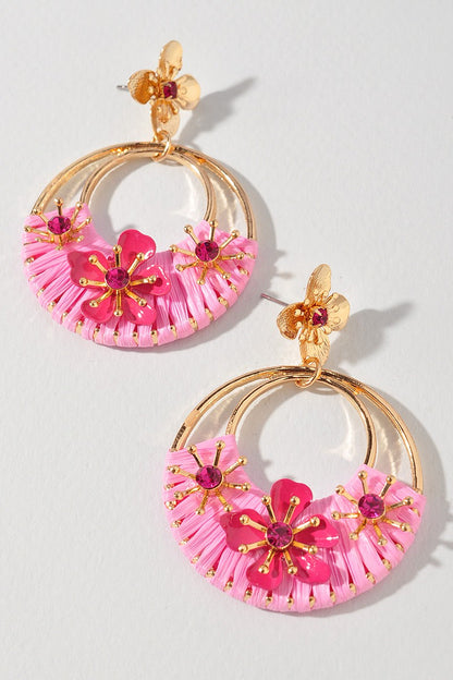 Flower Drop Earrings