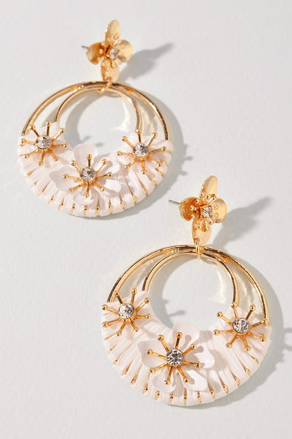 Flower Drop Earrings