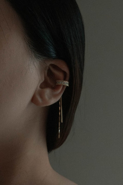 Drop the Bar Ear Cuff Earrings